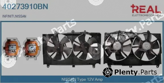 Real 40273910BN — Electric Motor, radiator fan