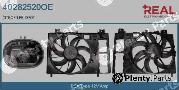 Real 40282520OE — Electric Motor, radiator fan