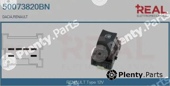 Real 50073820BN — Switch, window regulator
