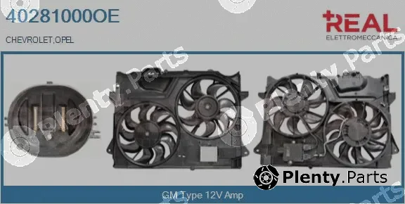 Real 40281000OE — Electric Motor, radiator fan