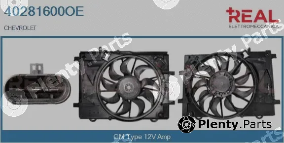 Real 40281600OE — Electric Motor, radiator fan