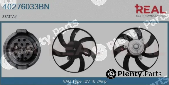 Real 40276033BN — Fan, engine cooling