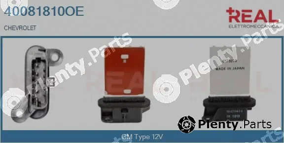 Real 40081810OE — Resistor, interior blower