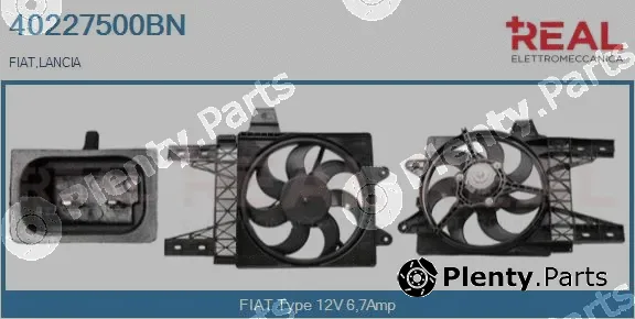 Real 40227500BN — Electric Motor, radiator fan