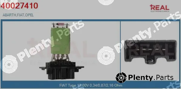 Real 40027410OE — Resistor, interior blower