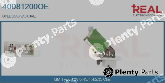 Real 40081200OE — Resistor, interior blower