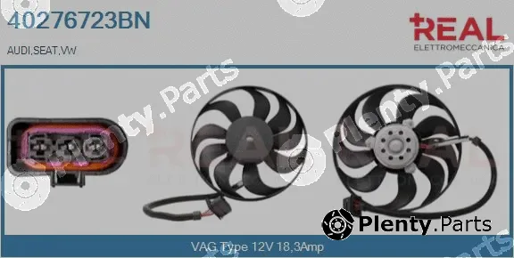 Real 40276723BN — Fan, engine cooling