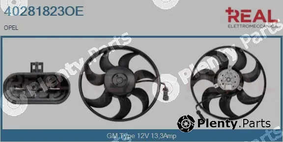 Real 40281823OE — Fan, engine cooling