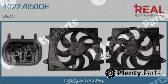Real 40227650OE — Electric Motor, radiator fan