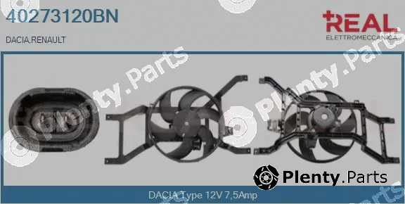 Real 40273120BN — Electric Motor, radiator fan