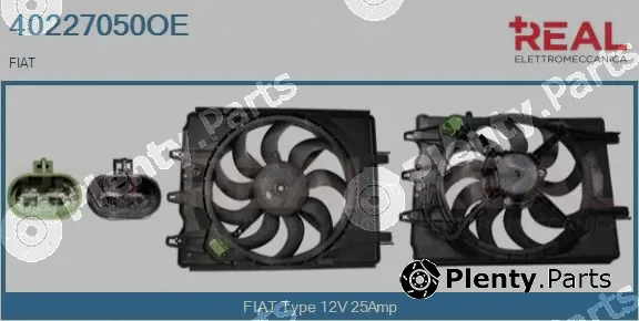 Real 40227050OE — Electric Motor, radiator fan