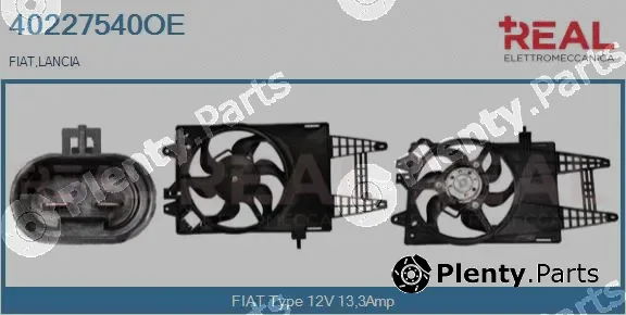 Real 40227540OE — Electric Motor, radiator fan