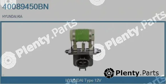 Real 40089450BN — Series resistor, electric motor (radiator fan)