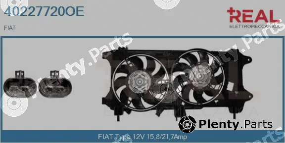 Real 40227720OE — Electric Motor, radiator fan