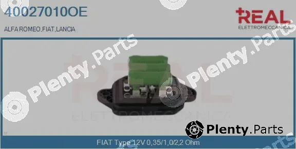 Real 40027010OE — Resistor, interior blower