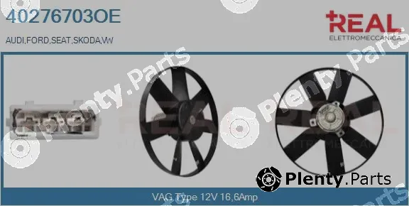 Real 40276703OE — Fan, engine cooling