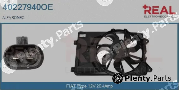 Real 40227940OE — Electric Motor, radiator fan