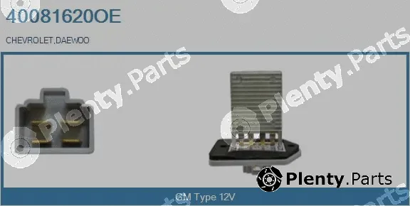 Real 40081620OE — Resistor, interior blower