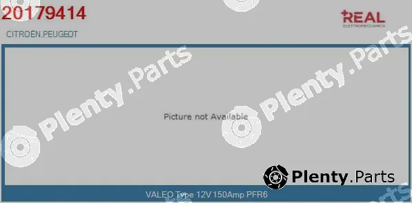 Real 20179414BN — Alternator