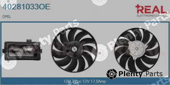 Real 40281033OE — Fan, engine cooling