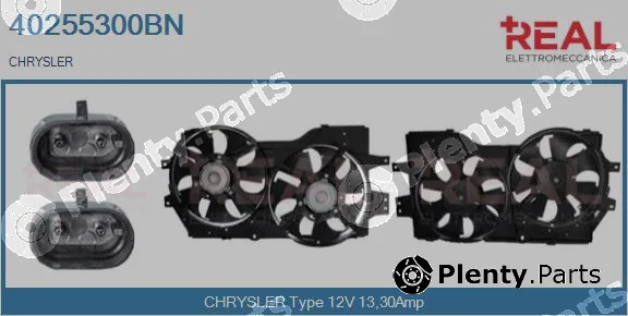Real 40255300BN — Electric Motor, radiator fan