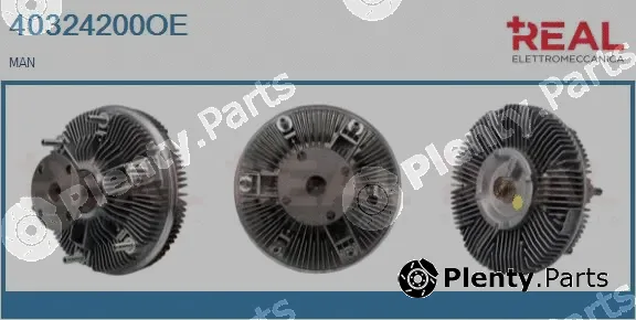 Real 40324200OE — Clutch, radiator fan