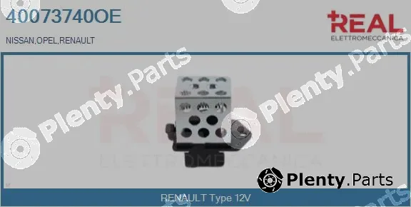 Real 40073740OE — Series resistor, electric motor (radiator fan)
