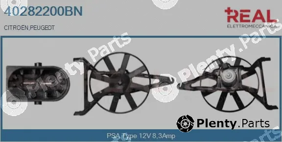 Real 40282200BN — Electric Motor, radiator fan