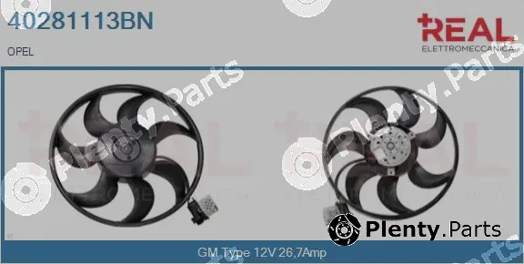 Real 40281113BN — Fan, engine cooling