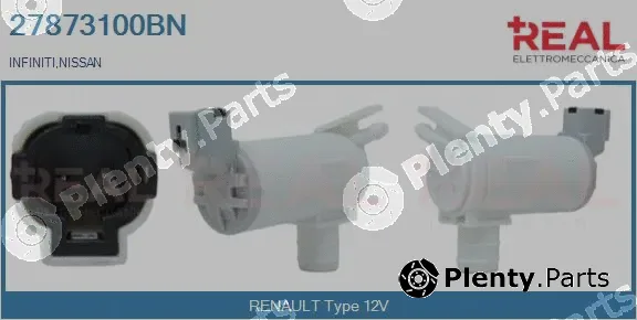 Real 27873100BN — Washer Fluid Pump, window cleaning