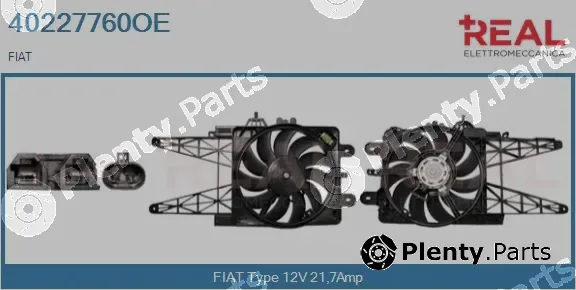 Real 40227760OE — Electric Motor, radiator fan