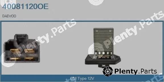 Real 40081120OE — Resistor, interior blower