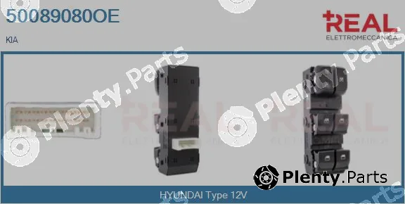 Real 50089080OE — Switch, window regulator