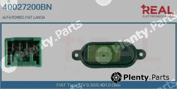 Real 40027200BN — Resistor, interior blower