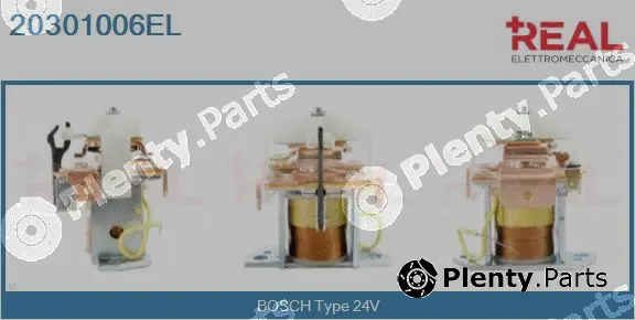 Real 20301006EL — Solenoid Switch, starter