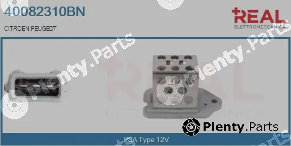 Real 40082310BN — Series resistor, electric motor (radiator fan)