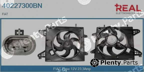 Real 40227300BN — Electric Motor, radiator fan