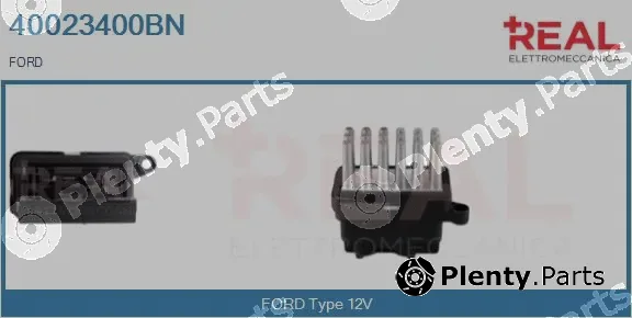 Real 40023400BN — Resistor, interior blower