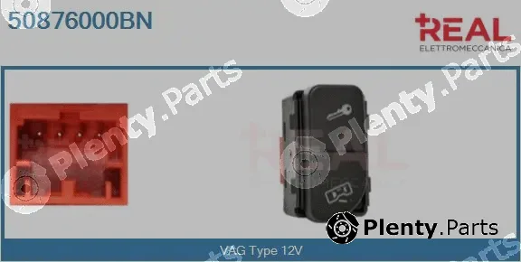 Real 50876000BN — Switch, door lock system
