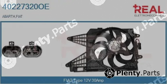 Real 40227320OE — Electric Motor, radiator fan