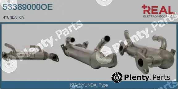Real 53389000OE — Cooler, exhaust gas recirculation