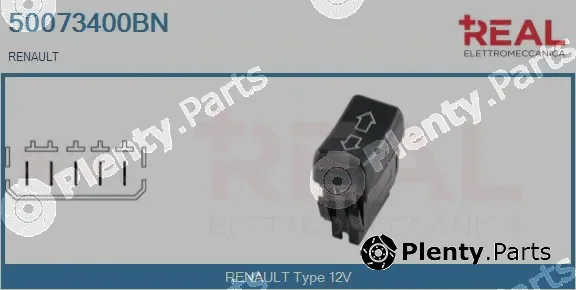 Real 50073400BN — Switch, window regulator