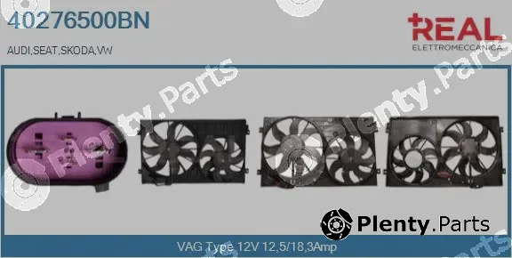 Real 40276500BN — Electric Motor, radiator fan
