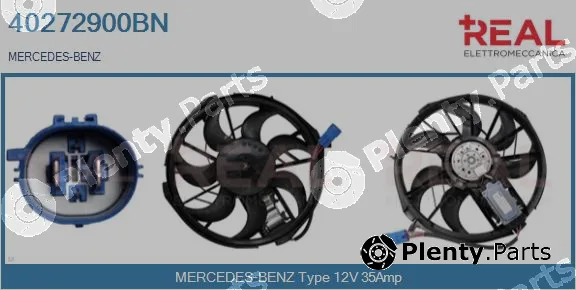 Real 40272900BN — Electric Motor, radiator fan
