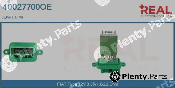 Real 40027700OE — Resistor, interior blower