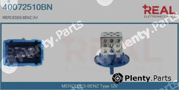 Real 40072510BN — Resistor, interior blower