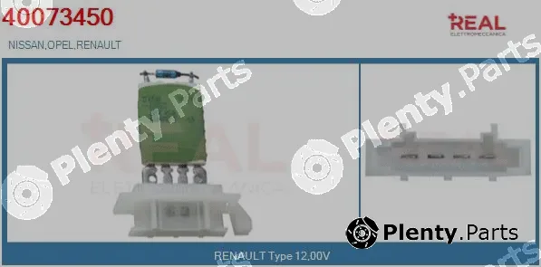 Real 40073450OE — Resistor, interior blower