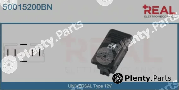 Real 50015200BN — Switch, window regulator