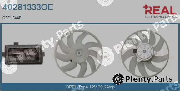 Real 40281333OE — Fan, engine cooling