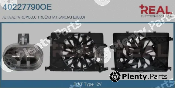 Real 40227790OE — Electric Motor, radiator fan